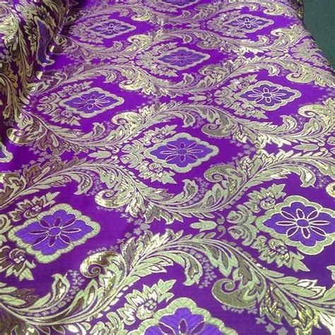 metallic floral lavender fabric wholesale|Brocade Fabric By The Yard .